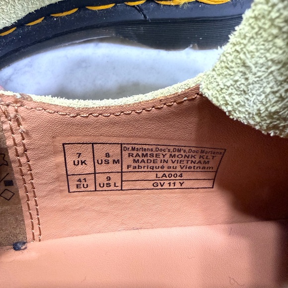 Dr. Martens Ramsey Kiltie Lime Green Loafers - Picture 10 of 10